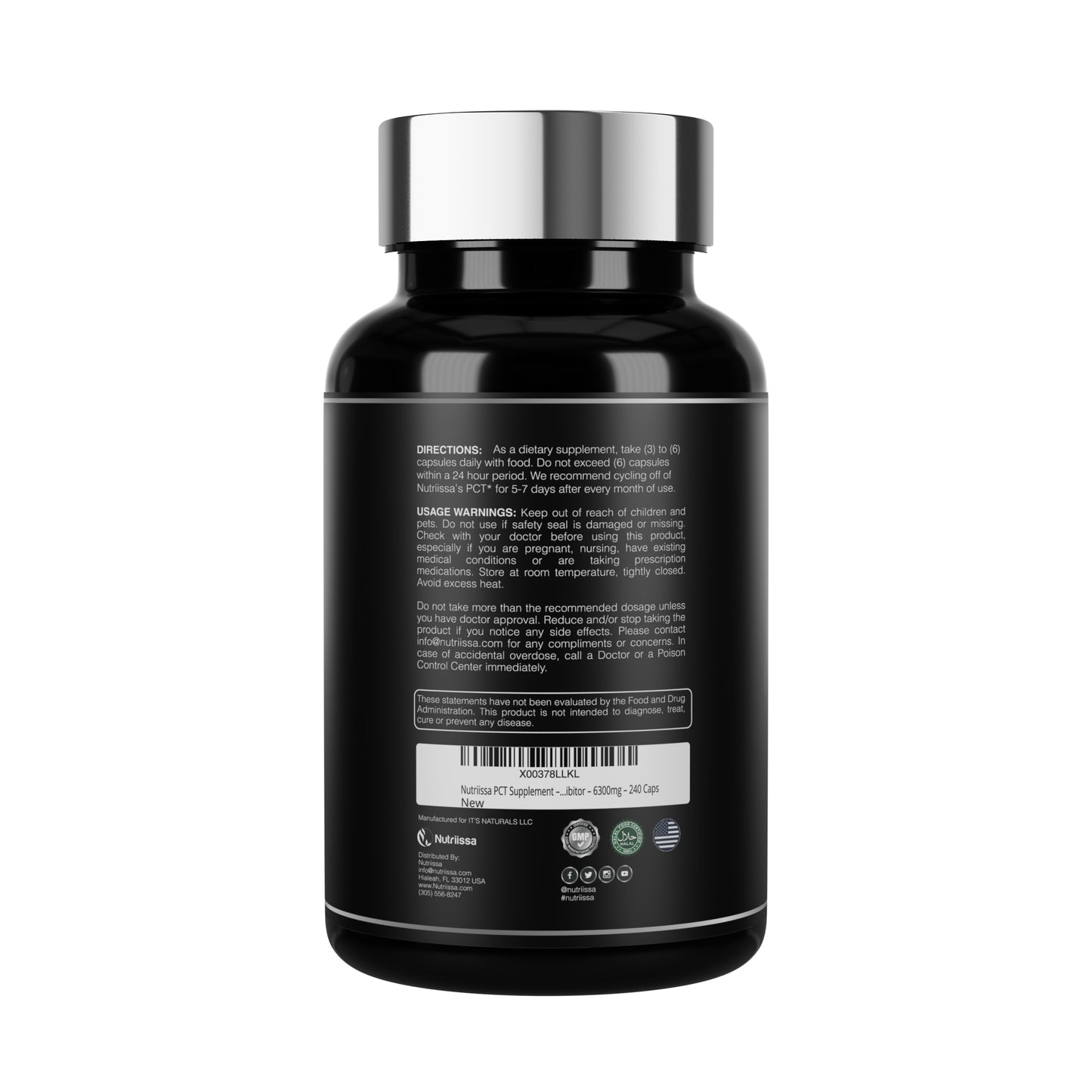 Premium PCT (Post-Cycle Therapy Supplement) – Testosterone Booster & Estrogen Blocker | Natural Aromatase Inhibitor