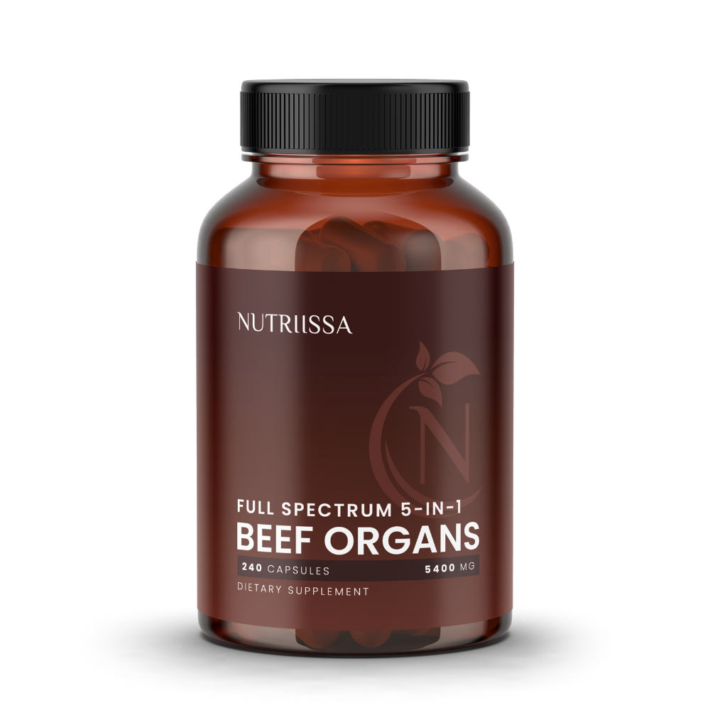 Full-Spectrum Beef Organ Capsules 5400 mg