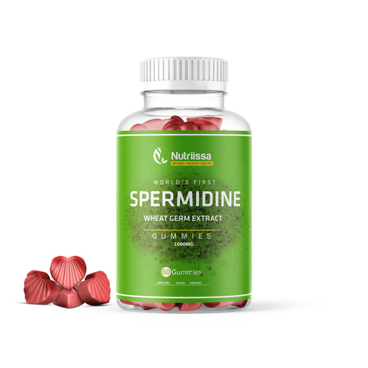 Organic Wheat Germ Extract with Thiamine and Zinc Supplements - World's First Spermidine Gummies