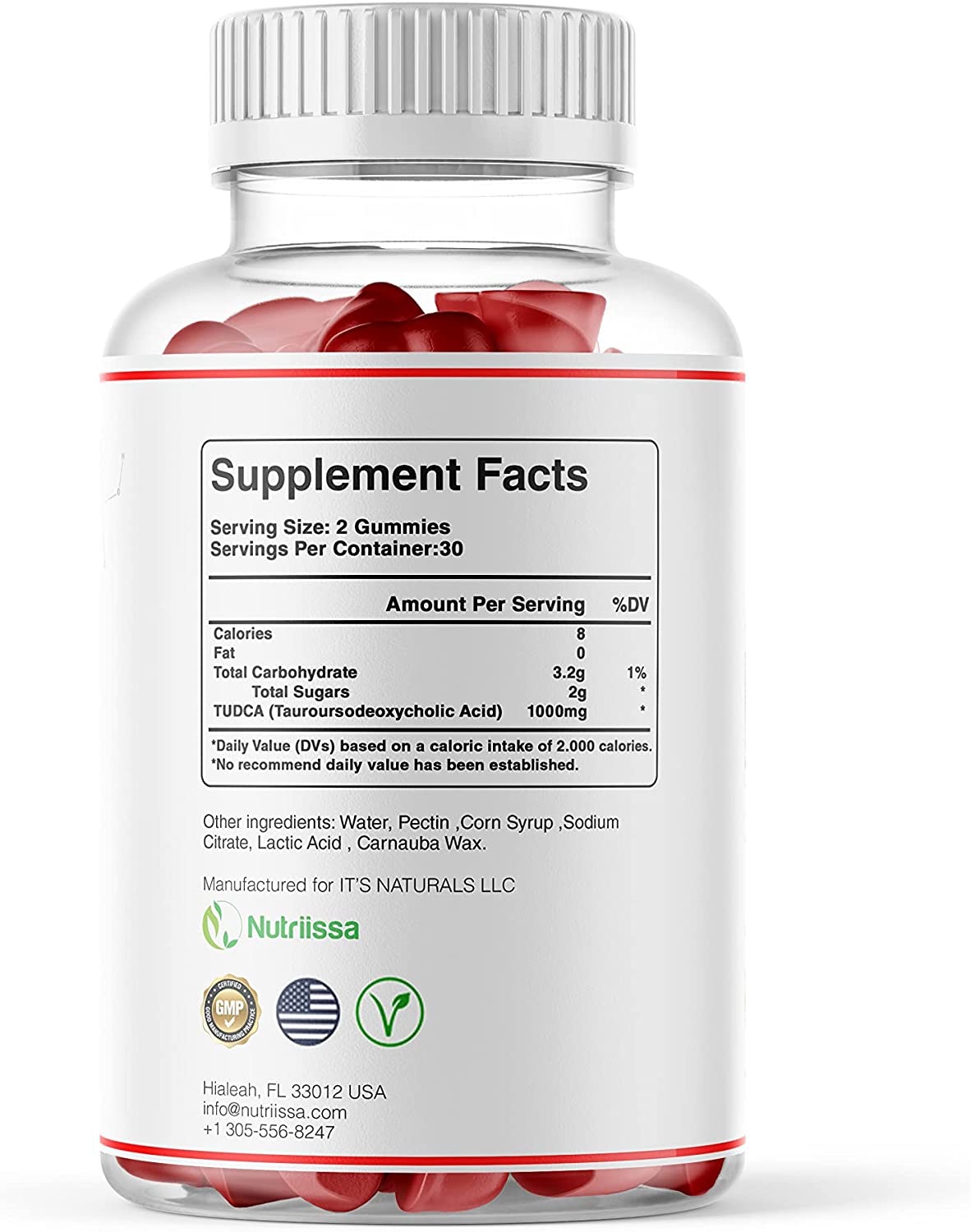 TUDCA Gummies 1000mg – Premium Tauroursodeoxycholic Acid for Liver Support